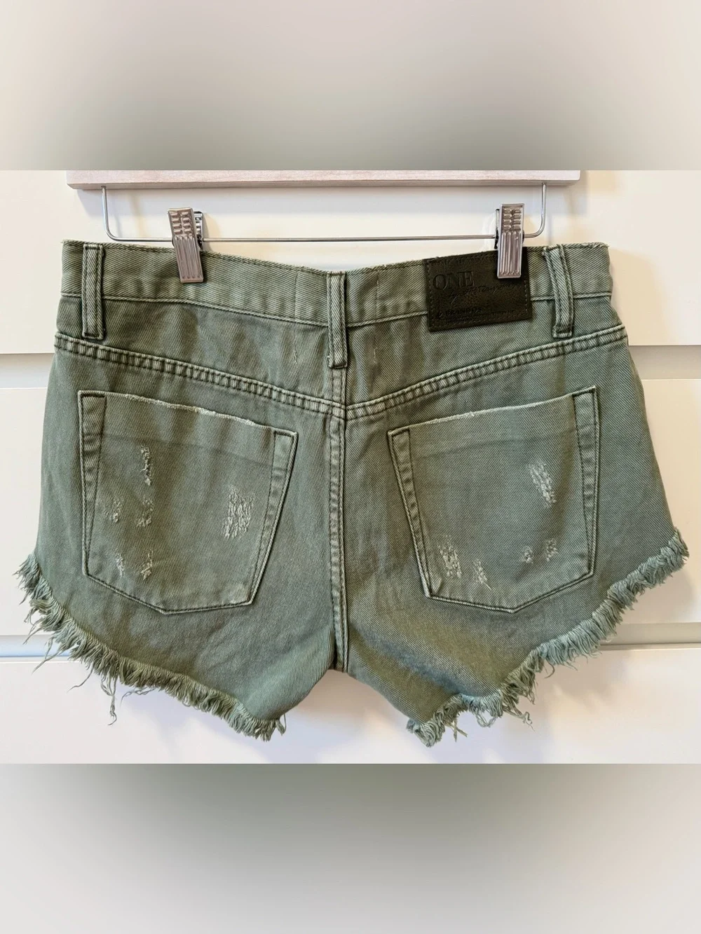 One Teaspoon Brandos Relaxed Fit Long Rise Shorts - Size: 26 - Like New!